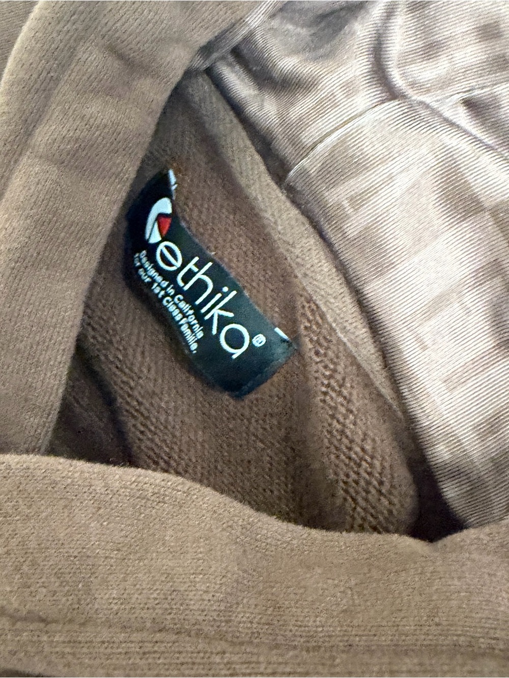 ETHIKA Kids' Brown Hooded Sweatshirt - Picture 5 of 6